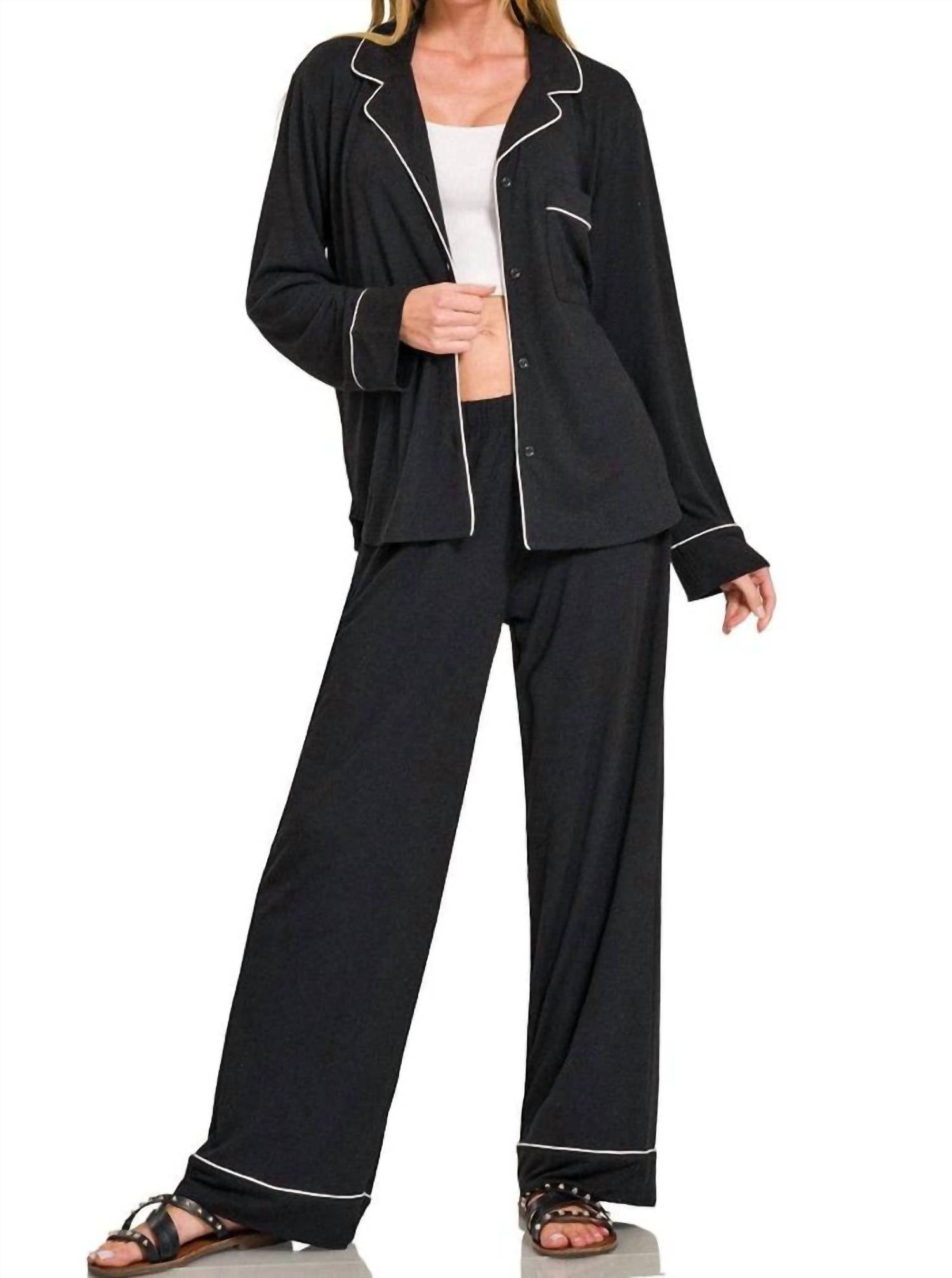 Zenana - Holiday Pajama Set