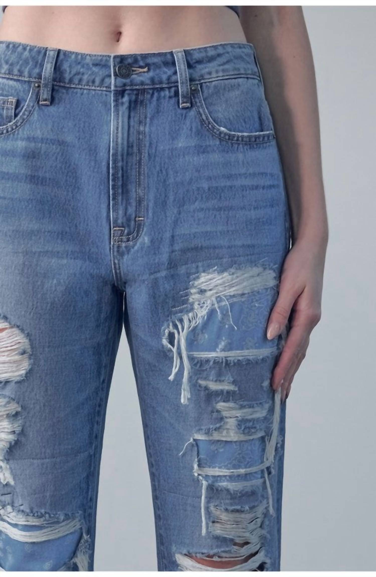 Tracey High Rise Straight Leg Jean
