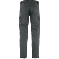 Fjallraven Men's Vidda Pro Lite Trousers in dark gray - men's pants - detail view