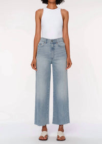 DL1961 - Women's Hepburn Wide Leg Denim Pants in freshwater - women's pants