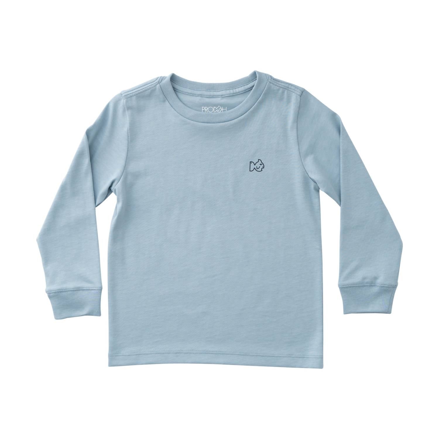 Prodoh - Boy's Long Sleeve Gray Cotton T-shirt