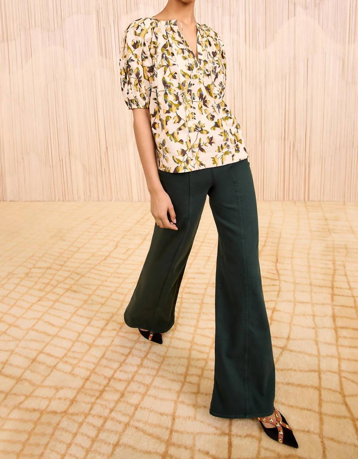Ulla Johnson - Loli Short Sleeve Blouse