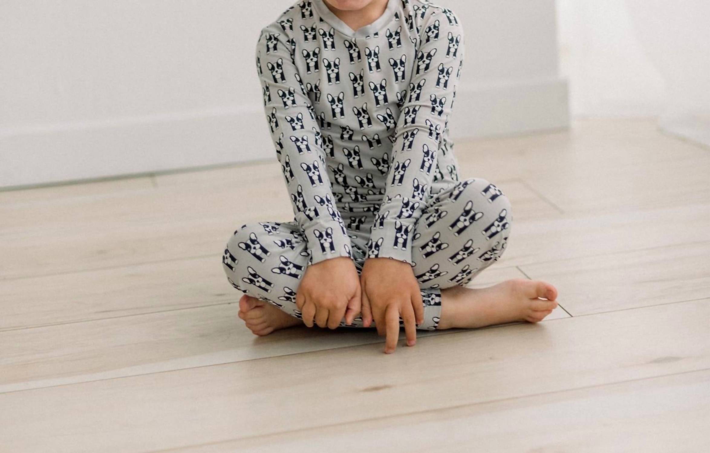Kickee - Boy's Long Sleeve Pajama Set