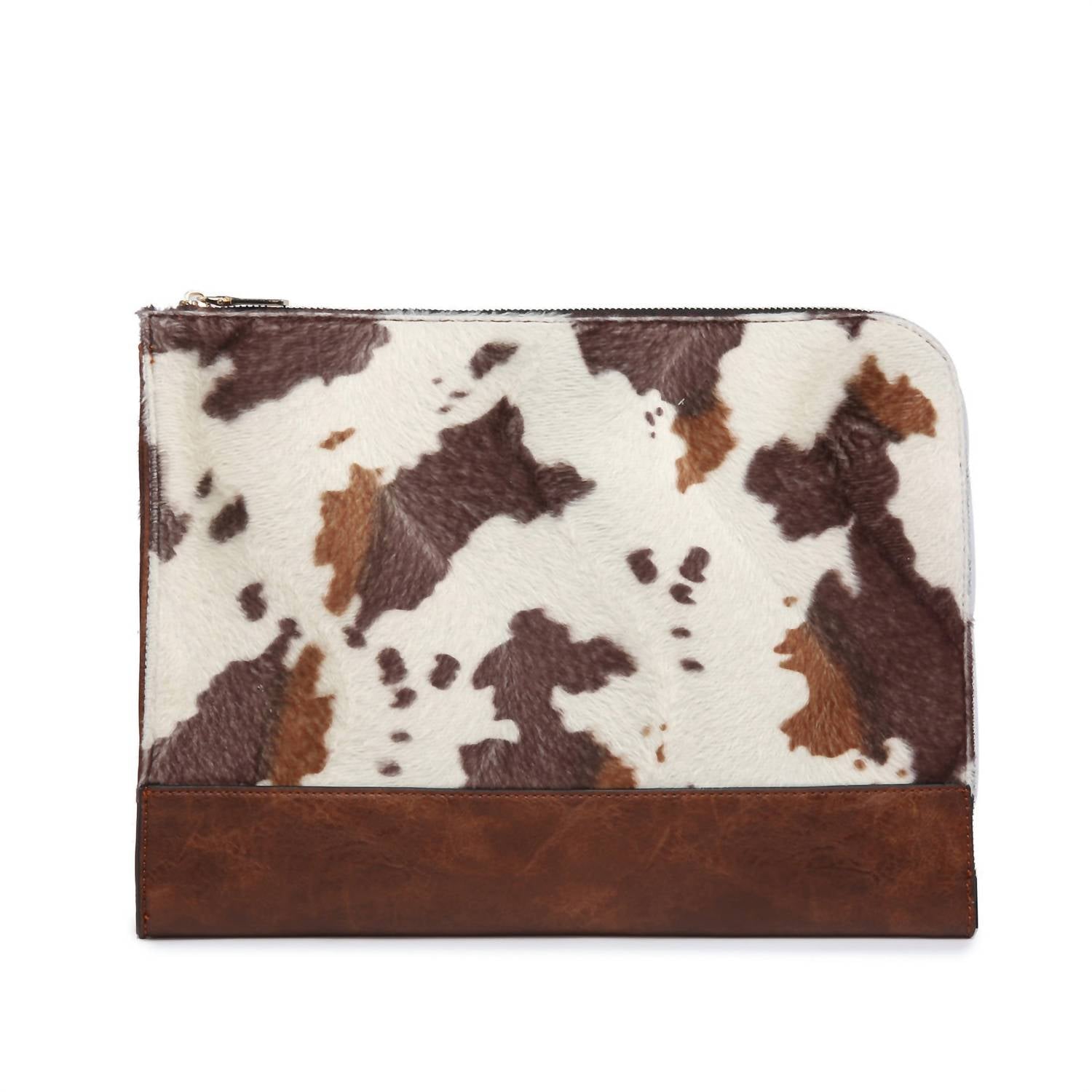 Jen & Co. - Women's Adele Faux Cow Laptop Sleeve