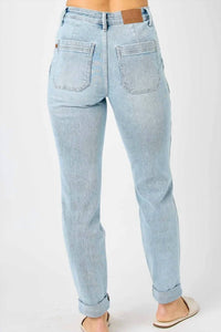 Judy Blue - Women's High Waist Vintage Double Cuff Jogger