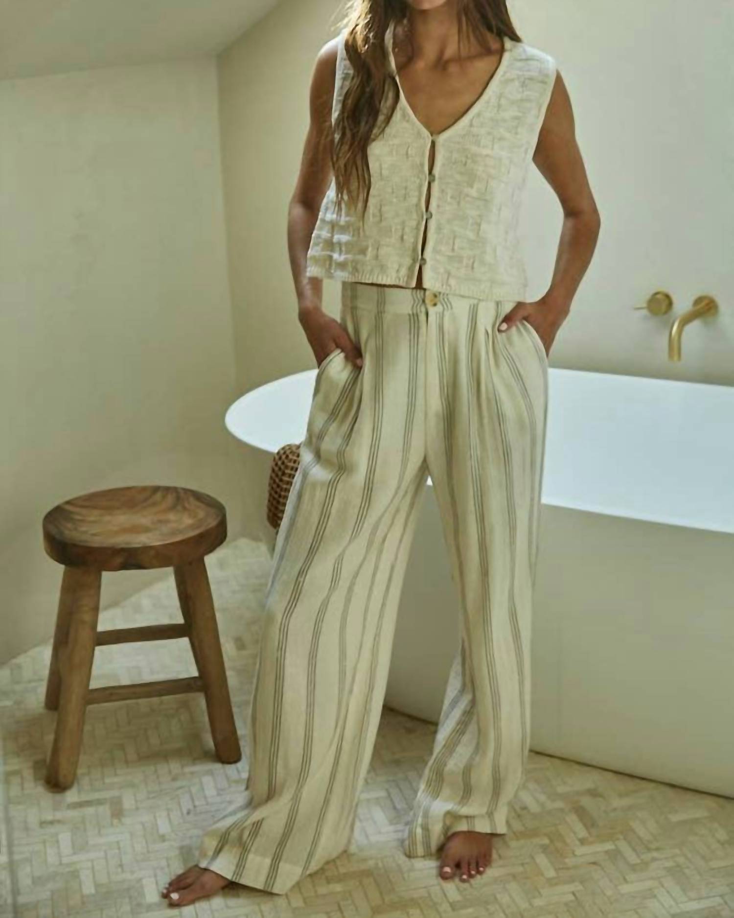 By Together - Women's Monroe Button Front Sweater Vest