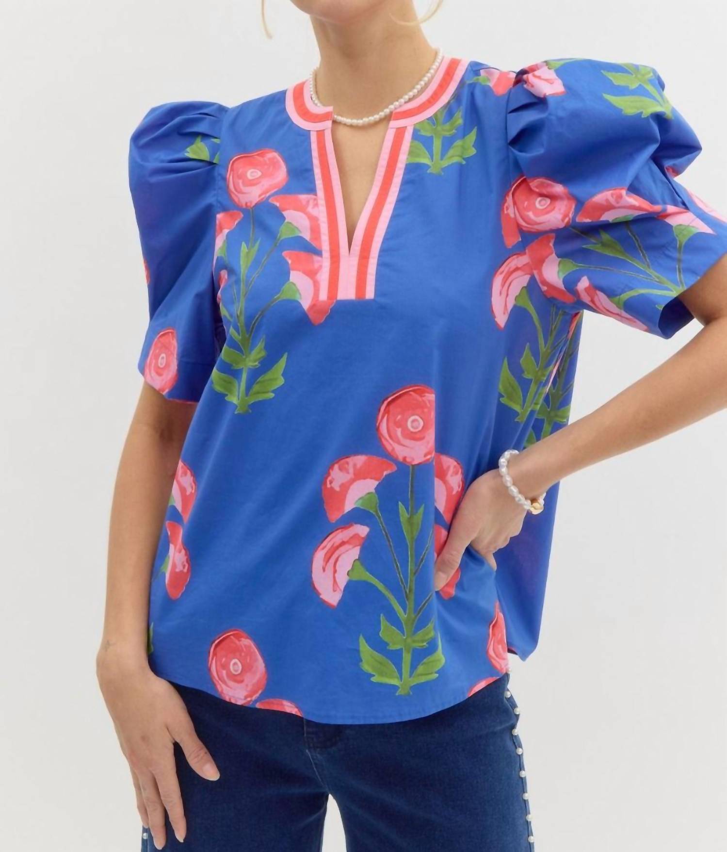 Entro - Little Miss Floral Top