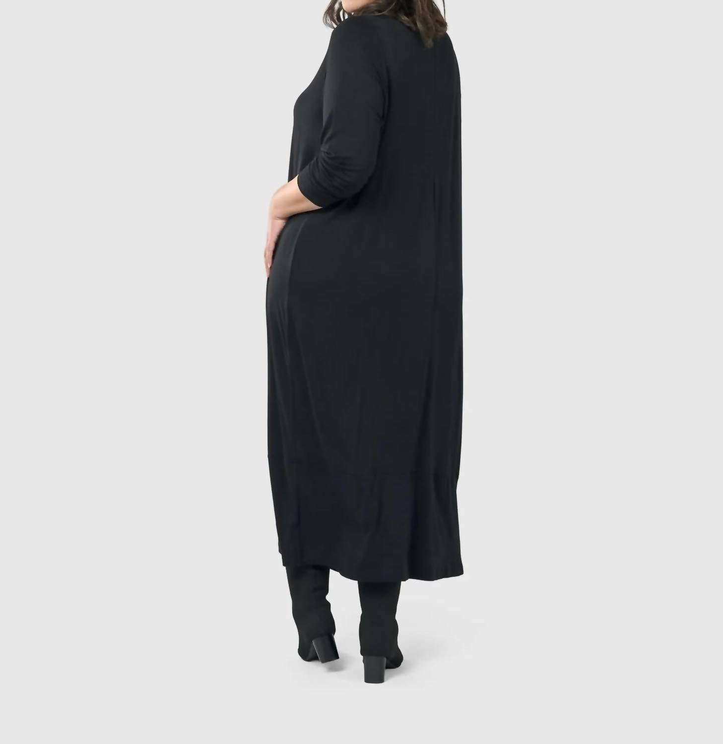 ALEMBIKA Midnight Maxi Dress in black - women's dress - view 7