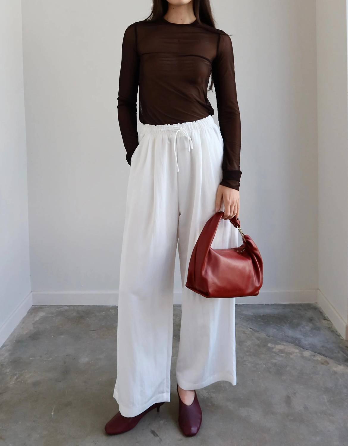 Collective - Cotton Nylon Drawstring Pants