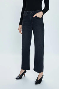 Pistola - Lexi Mid Rise Bowed Straight Leg Jeans