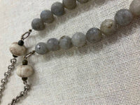 French Kande PRE LOVED Daalder William Medallion Chain in silver and labradorite - women's jewelry - view 4