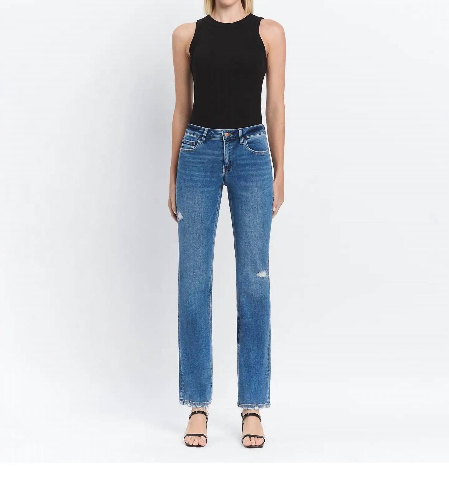 Flying Monkey - Mid Rise Regular Straight Jeans
