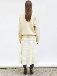 Molli - Diva Pointelle Knit Skirt