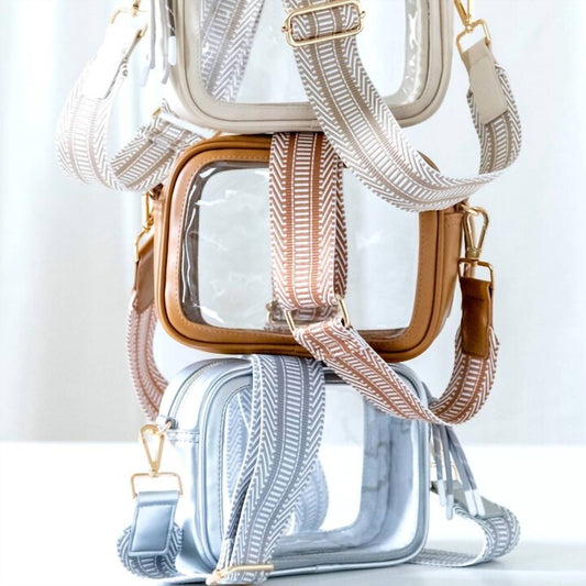 Shiraleah - Women's Spectator Clear Crossbody Bag
