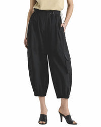 Derek Lam 10 Crosby - Tamsin Poplin Balloon Cargo Pant
