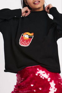 Rachel Antonoff - Negroni Cocktail Mockneck Sweater
