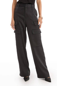 The Noli Shop - Milan Satin Cargo Pants