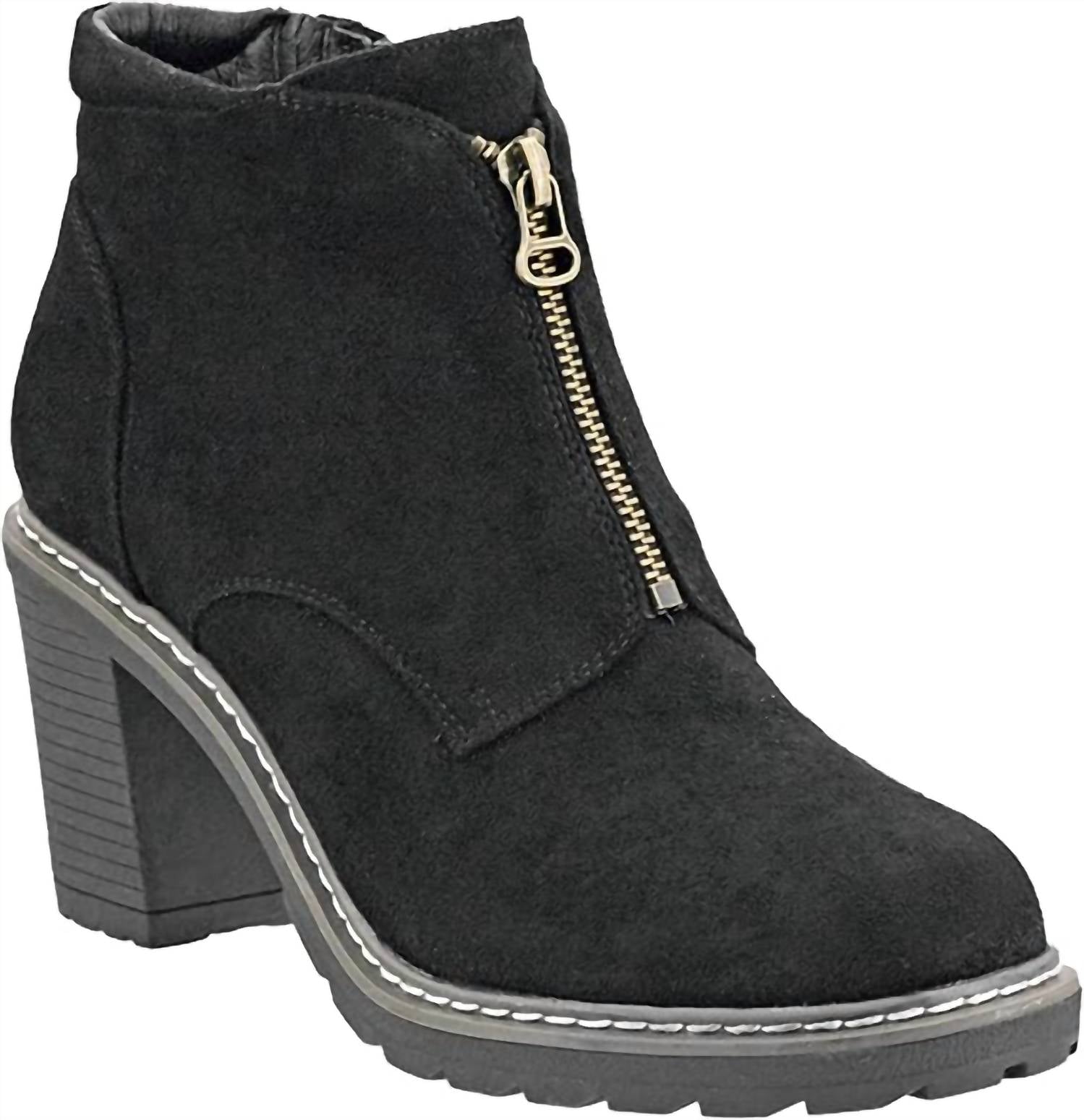 Corkys Footwear Women's Graham Cracker Bootie Shoe in black - women's shoe