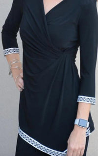 Joseph Ribkoff - Joseph Ribkoff Wrap Tunic