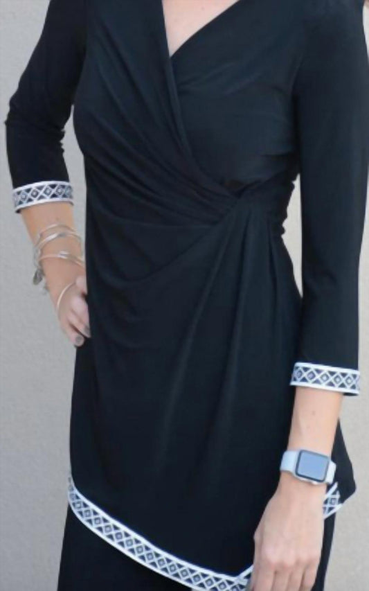 Joseph Ribkoff - Joseph Ribkoff Wrap Tunic