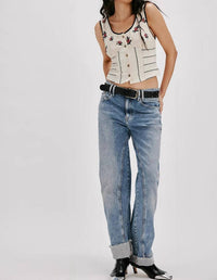 Free People - Rose Bud Knit Top