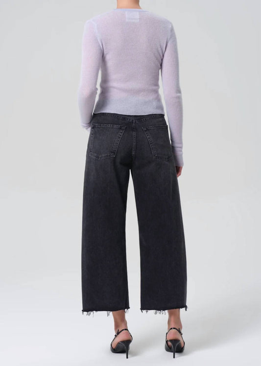 Citizens Of Humanity - Ayla Raw Hem Crop Wide Leg Jeans
