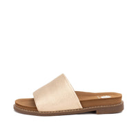 YELLOWBOX Women's Shelly Slide Sandals in gold - women's sandal