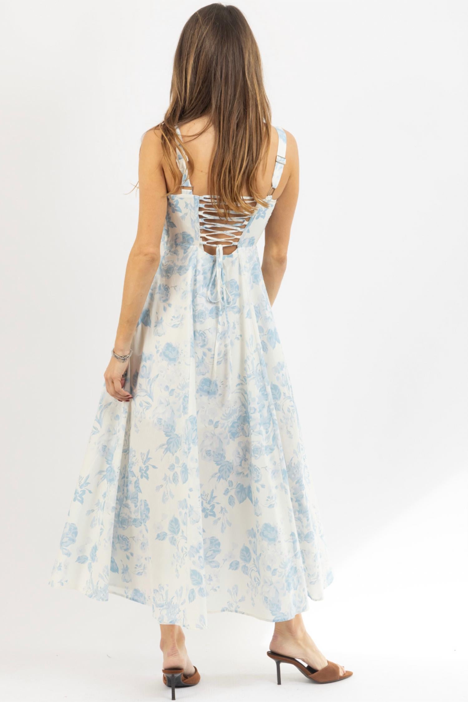 Mable - FLO BUSTIER MIDI DRESS