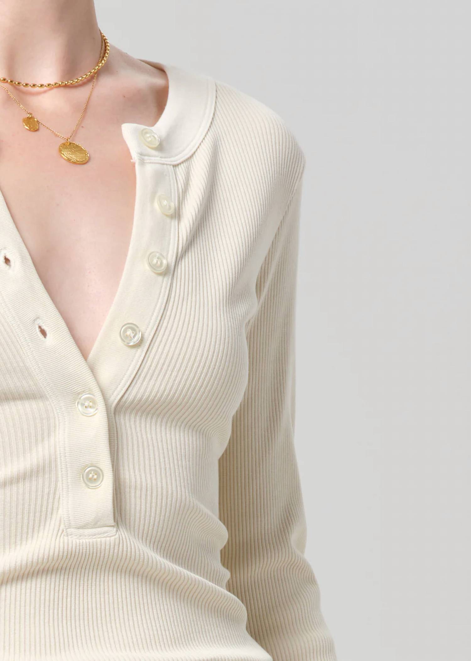 Citizens Of Humanity - Varra Long Sleeve Henley Tee