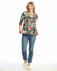 Jess & Jane - Sanibel Burnout High Low Top