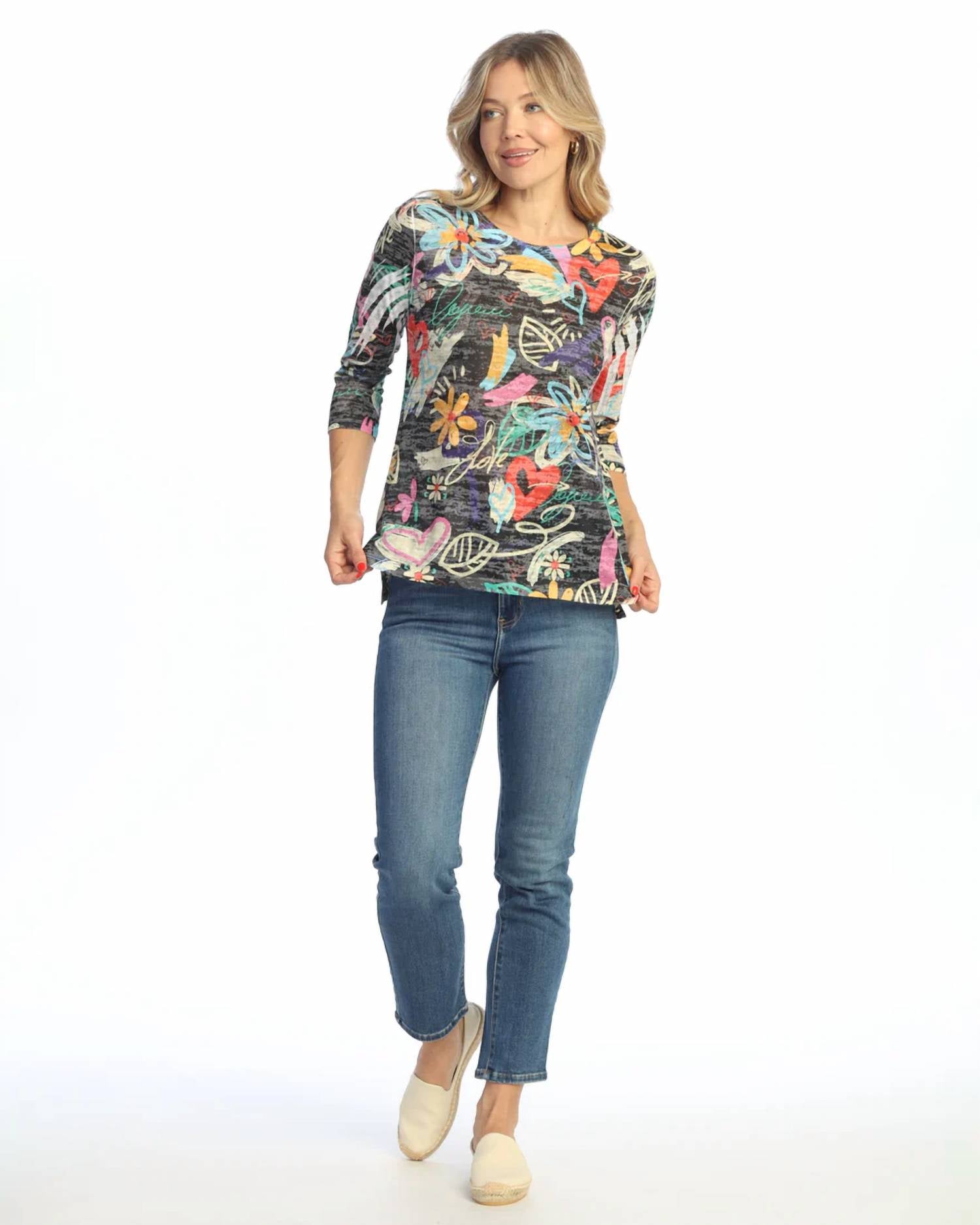 Jess & Jane - Sanibel Burnout High Low Top