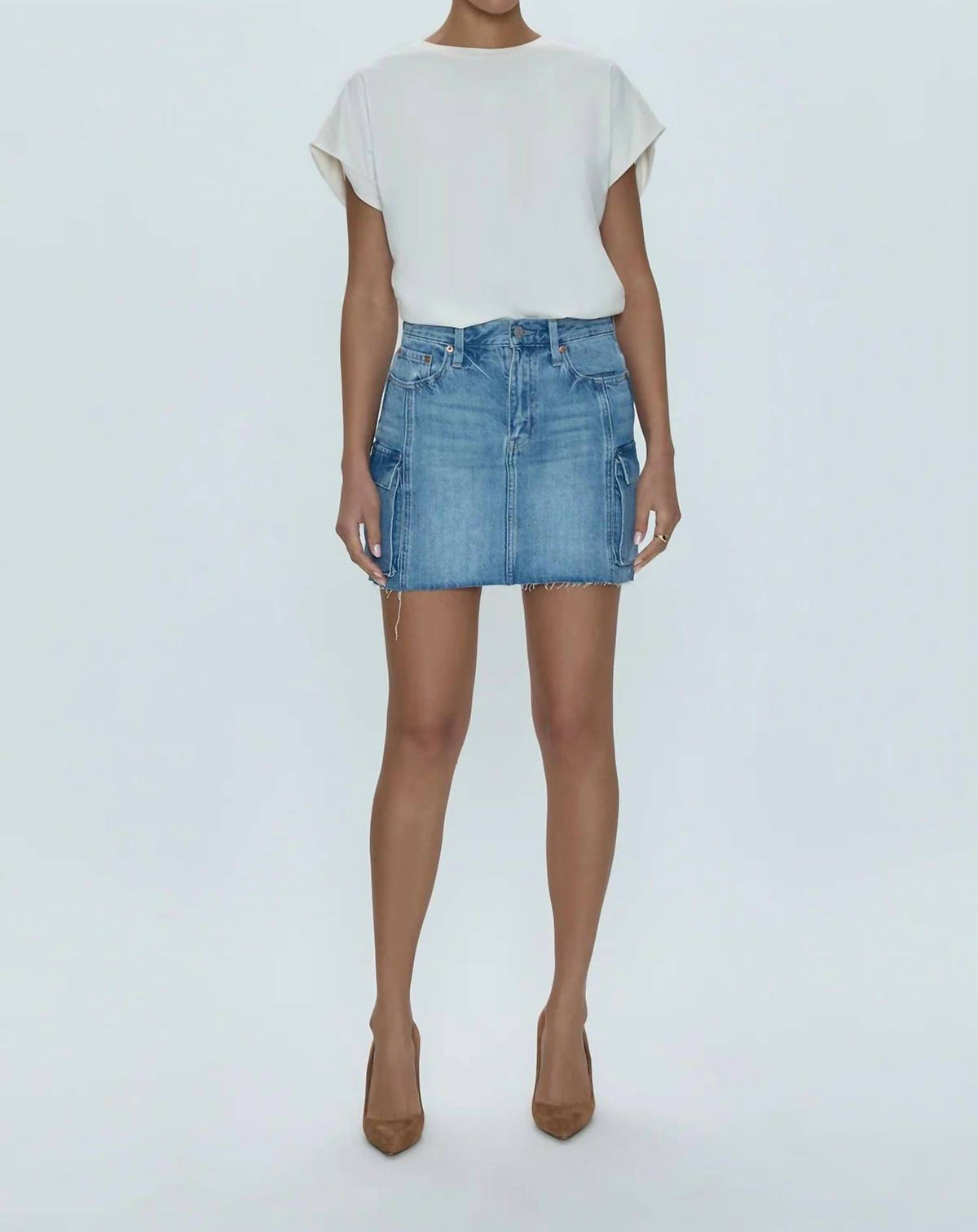 Pistola - Rhea Mid Rise Mini Skirt