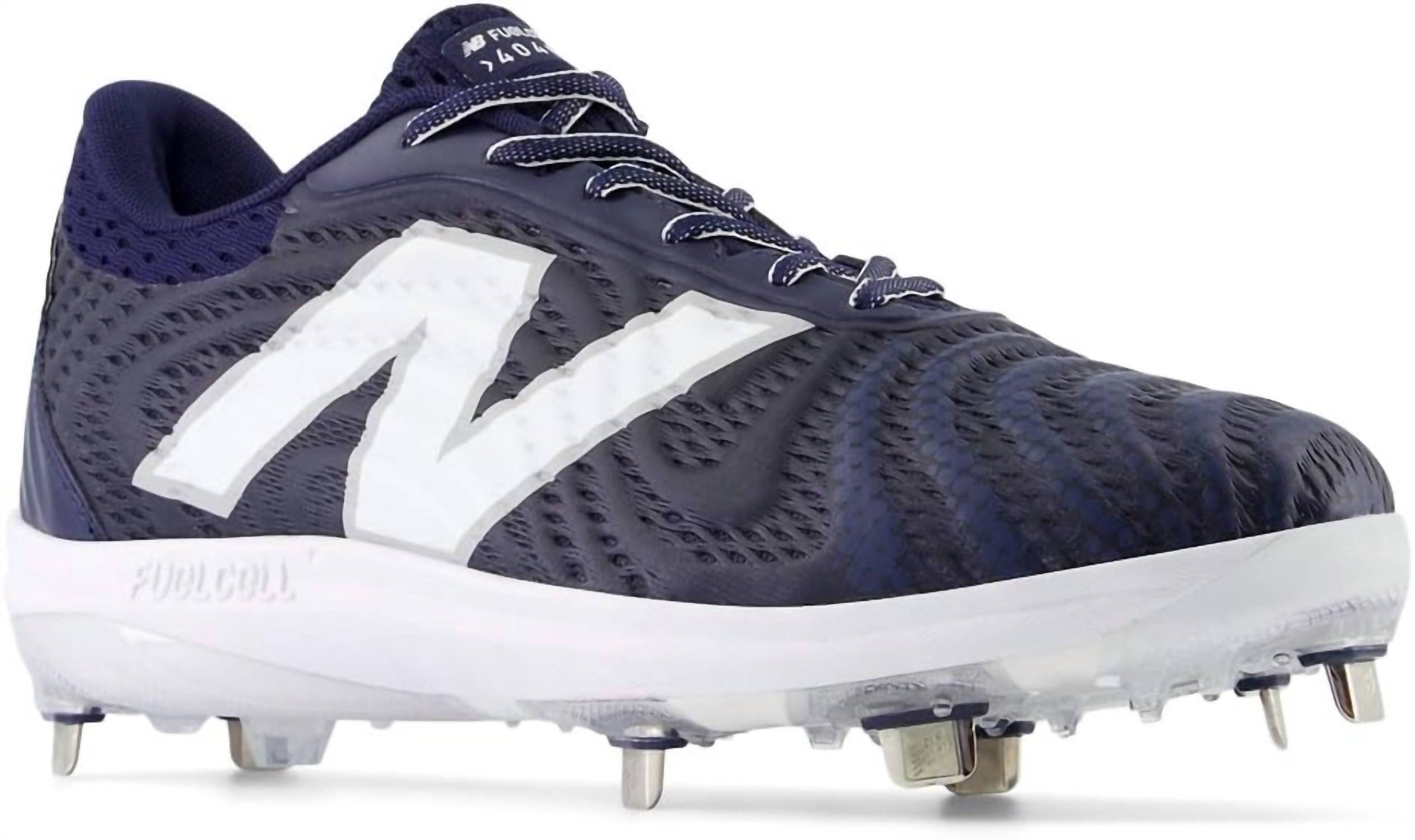 New Balance Unisex Fuelcell 4040v7 Metal Athlethic Shoes in navy optic - men's shoe - detail view