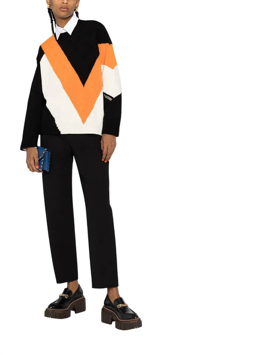 Valentino - Intarsia Knit Jumper