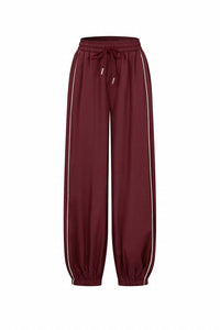 Rivir - Women's Balloon Pants With Piping Detail