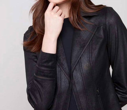 Charlie B - Vintage Faux Leather Jacket