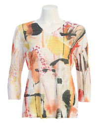 Jess & Jane - Women's Camille Burnout Sublimation Top