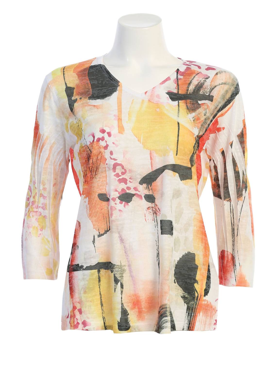 Jess & Jane - Women's Camille Burnout Sublimation Top