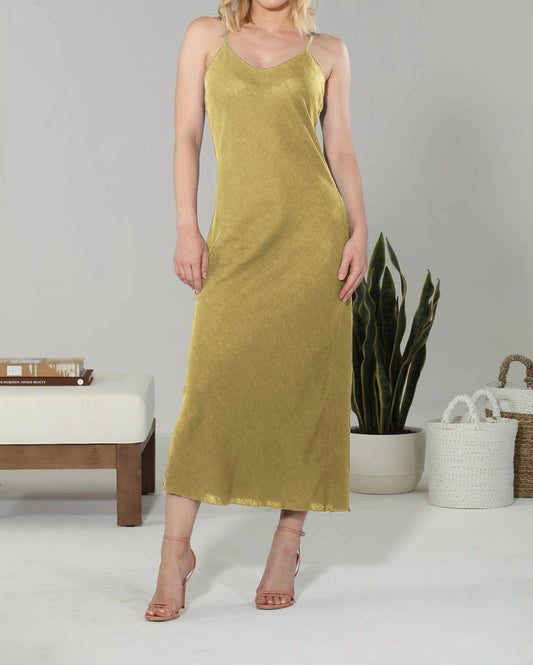 Paparazzi - Linen Blend Maxi Tank Dress