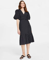 Minkpink - Polka Dot Wrap Midi Dress