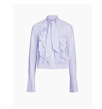 Twp - Patti Tie Neck Ruffle Shirt