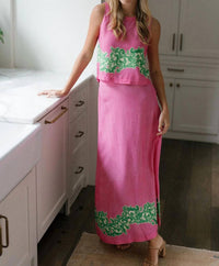 Briton Court - Summer Lattice Tiffany Skirt