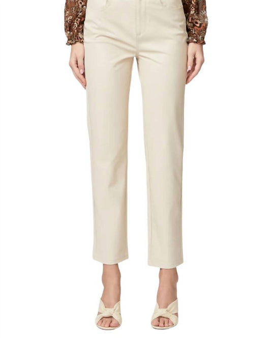 Stella Straight Leg Vegan Leather Pant