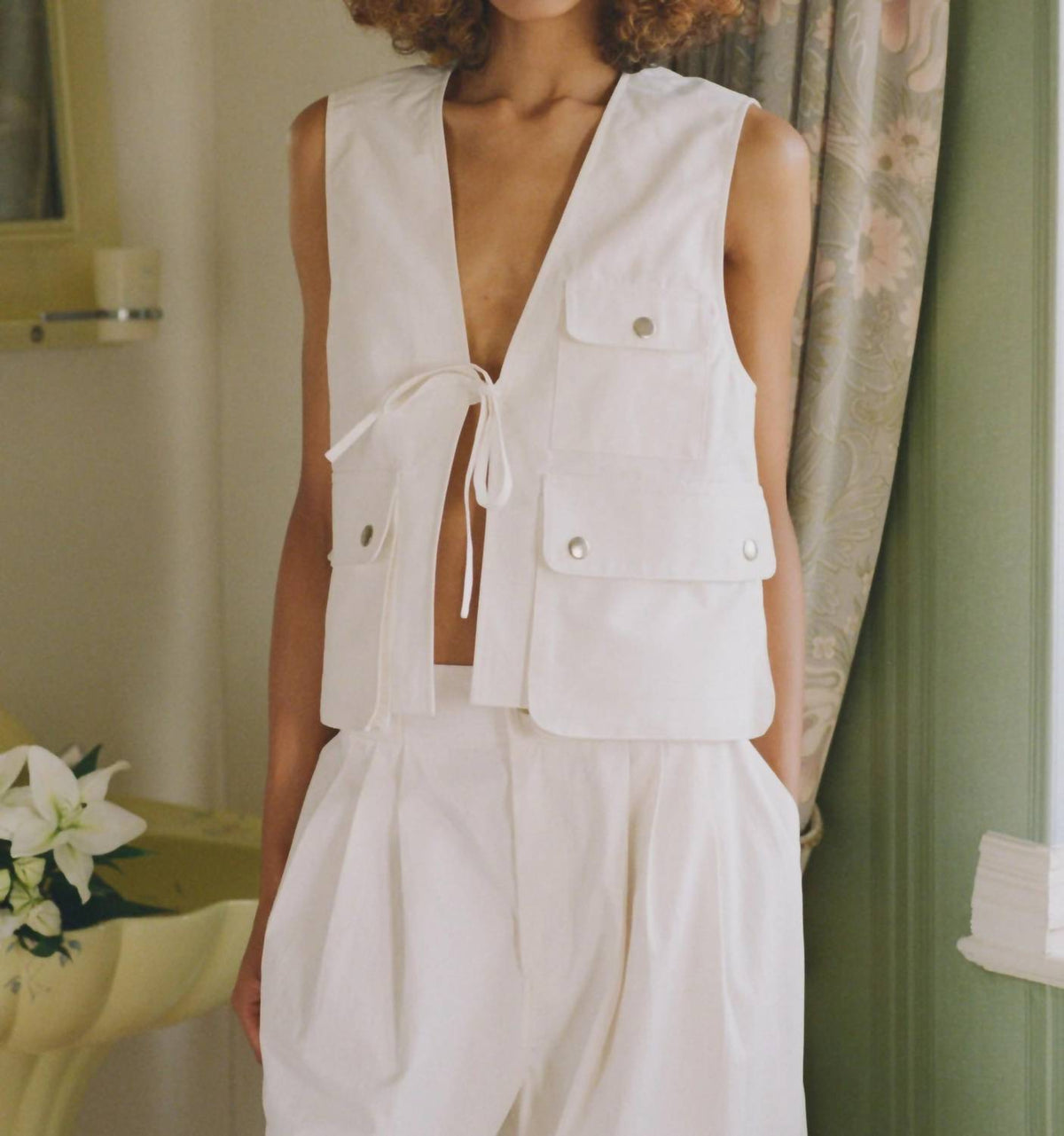 Sea - Lois Twill Vest
