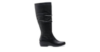 Clarks Women's Rosely Knee-high Boot in black leather - women's shoe - view 6