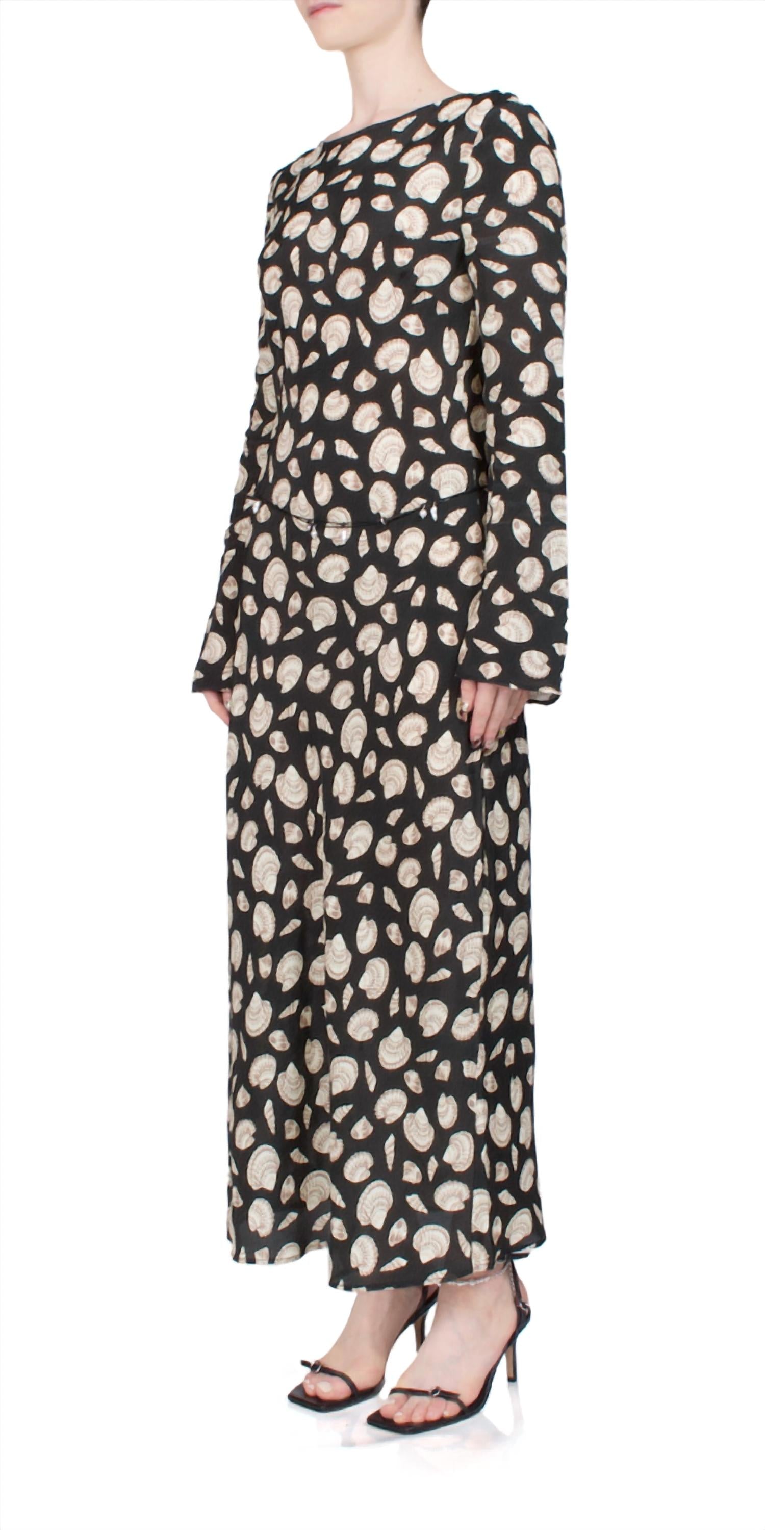 CIAO LUCIA Gaia Long Sleeve Midi Dress in shell - women's dress - detail view