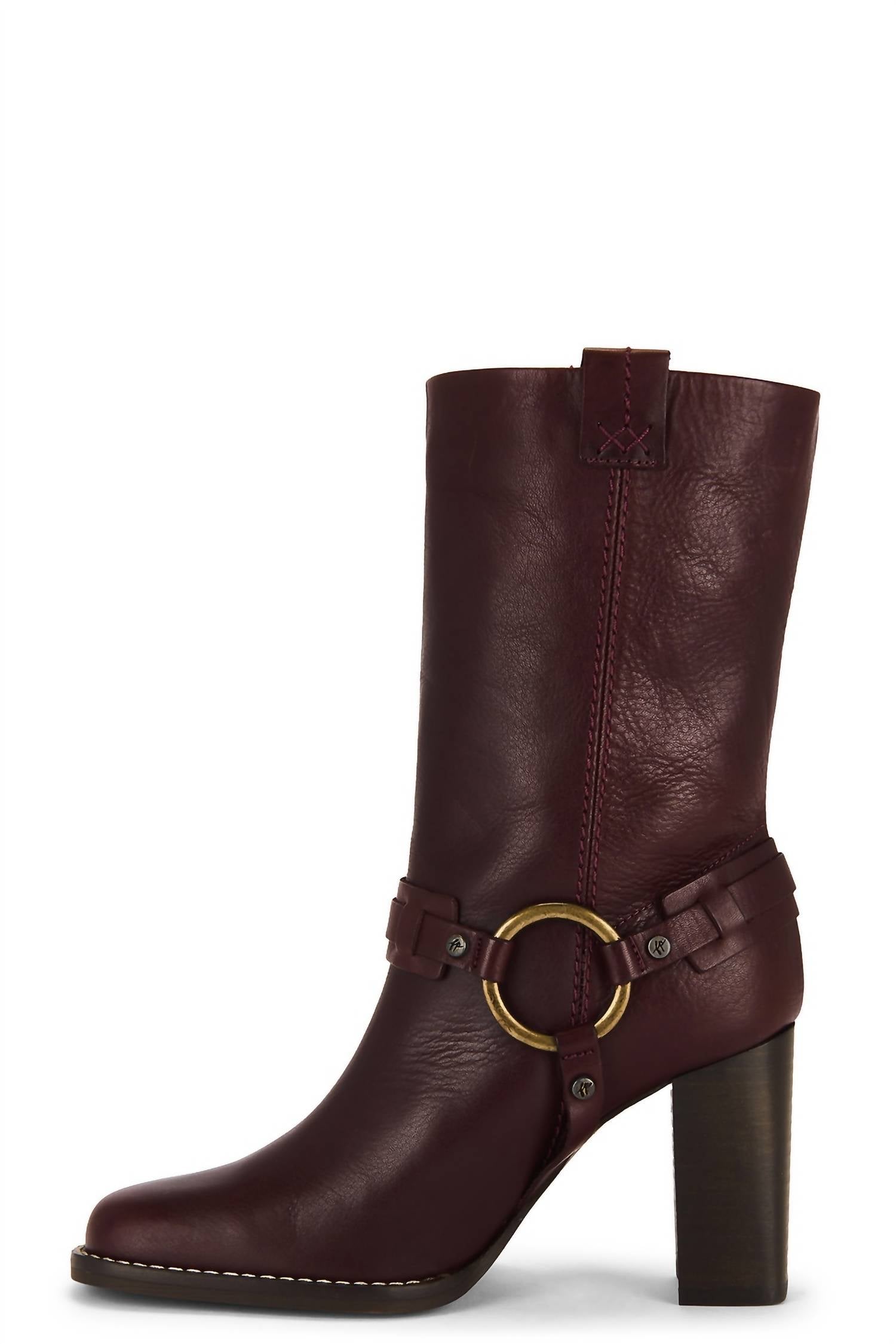 Free People Women's Hayden Boots in cabernet - women's shoe - view 4