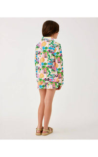 Lilly Pulitzer Girl's Mini Kylar Short in multi disney - kids' shorts - detail view