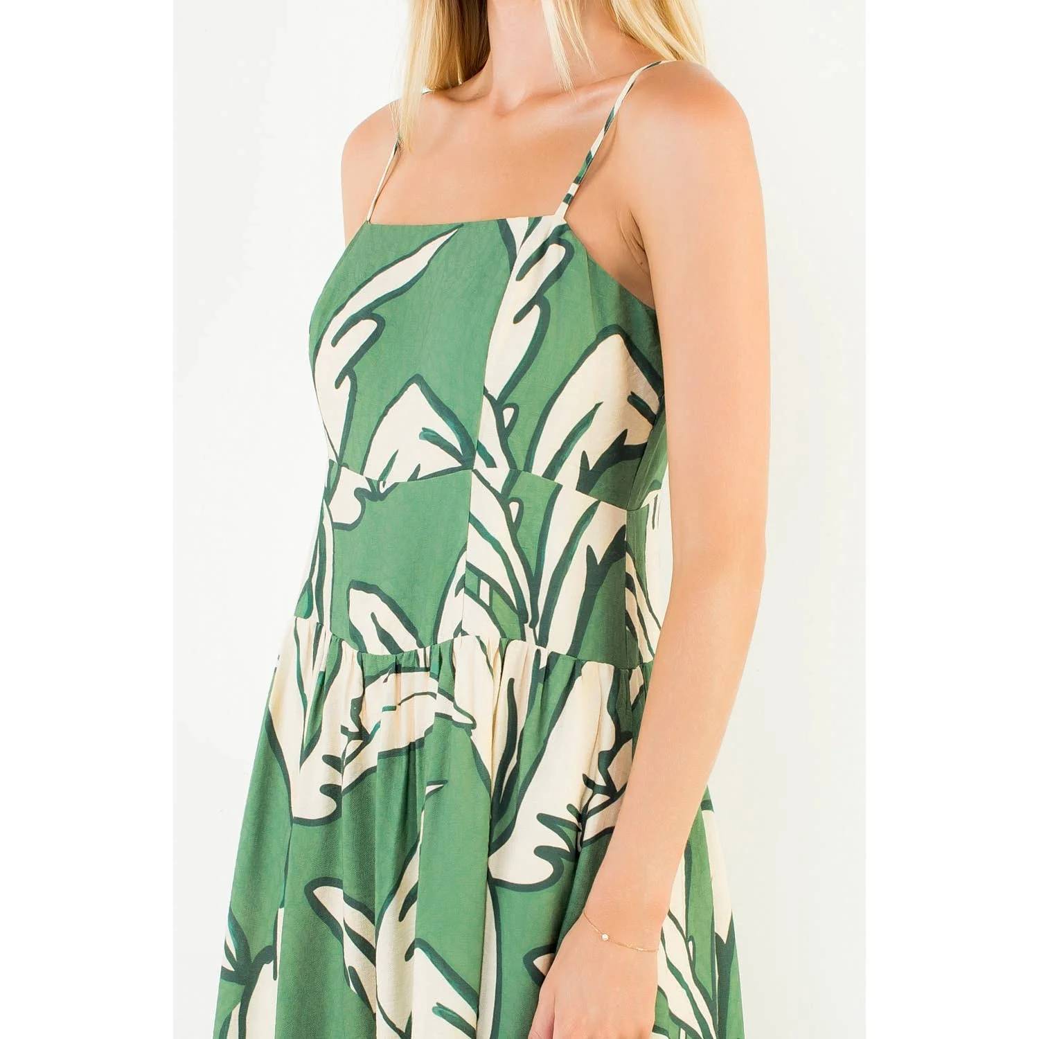 Thml - Strap Leaf Maxi Dress