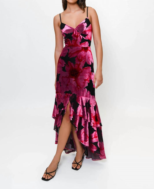 Hutch - Royce Fitted Bodice Tiered High Low Dress